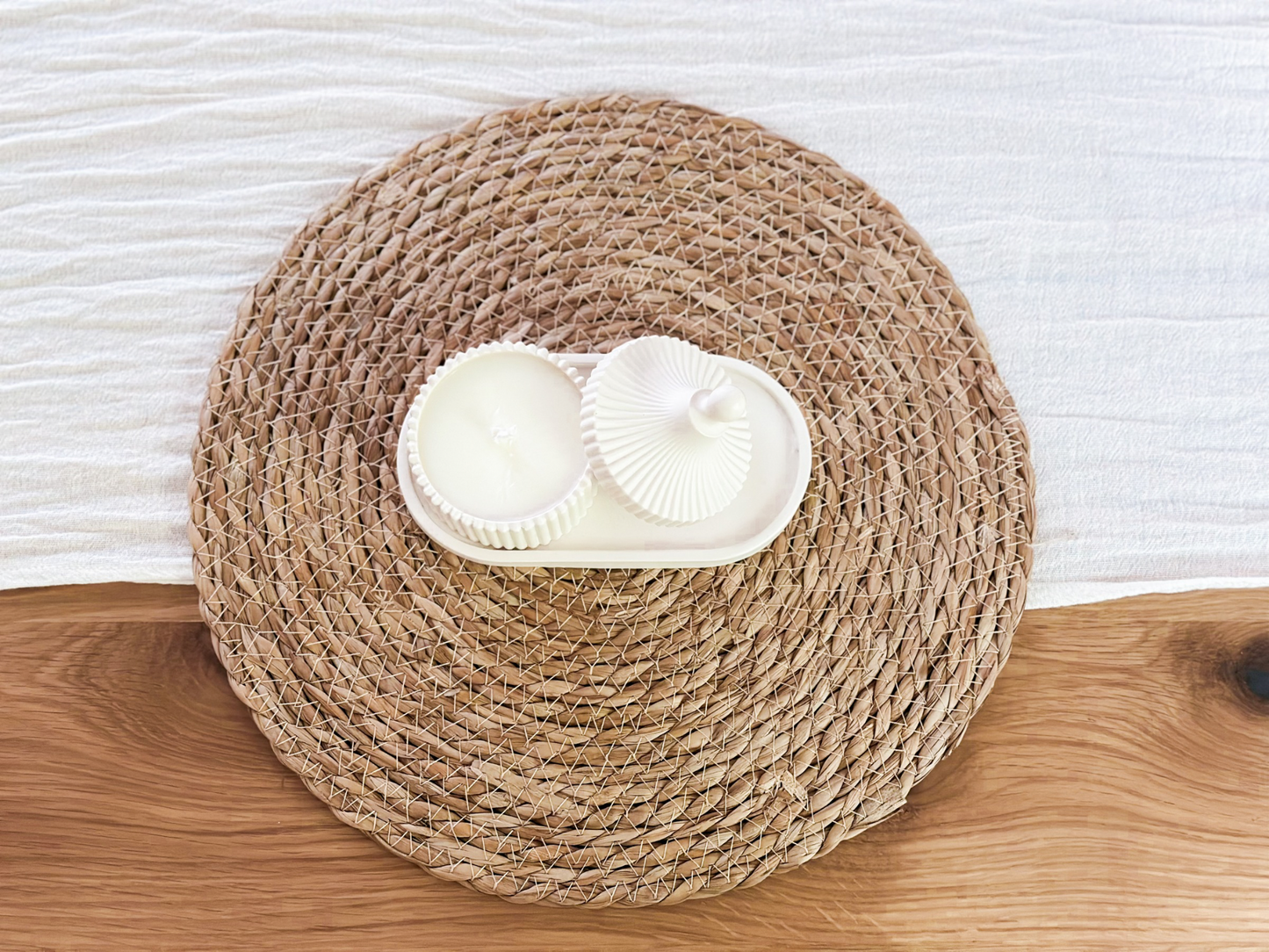 Tischset Rattan (Set 4-teilig)