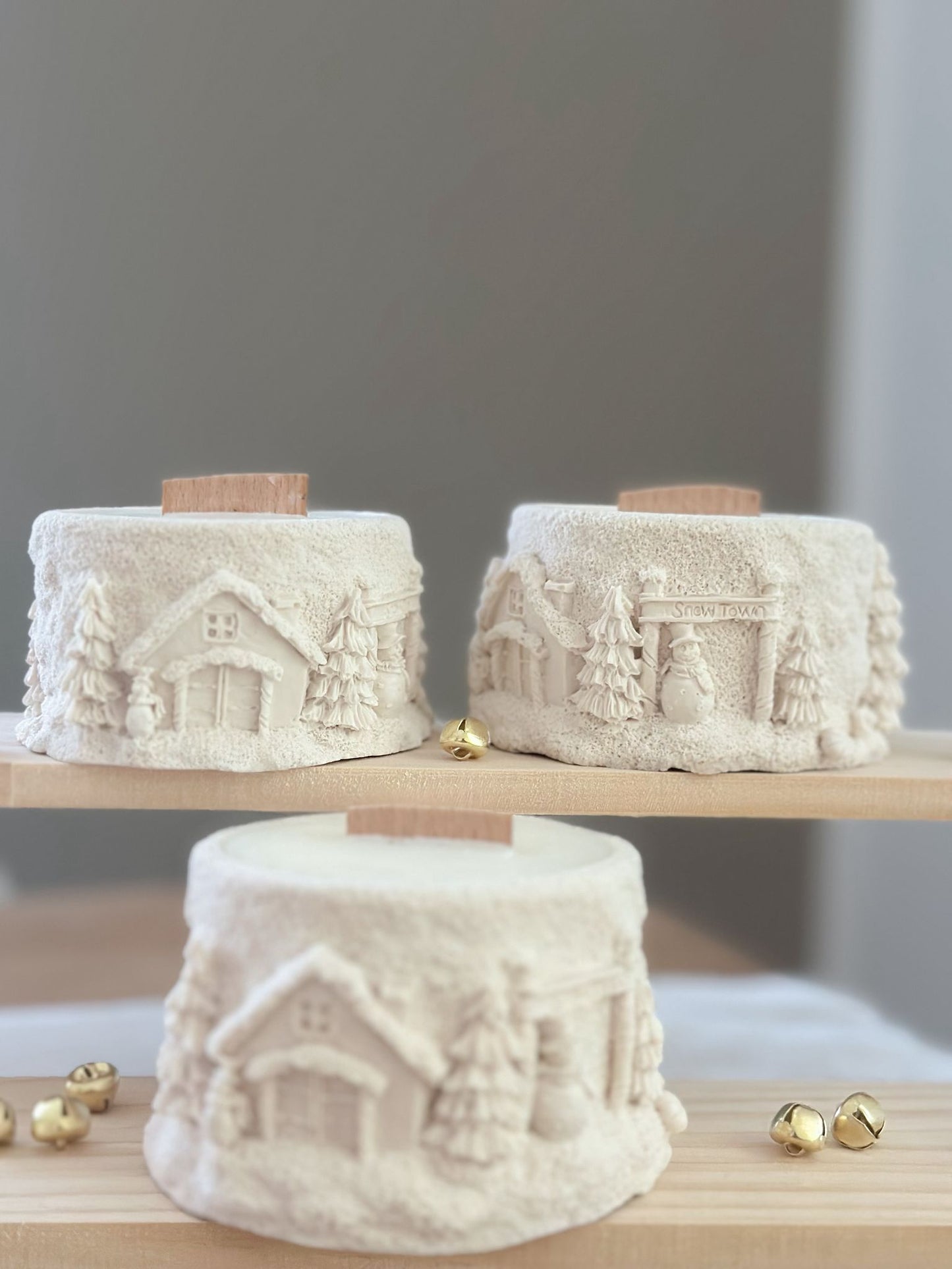 Christmas Village -  Kerze aus natürlichem Soyawachs