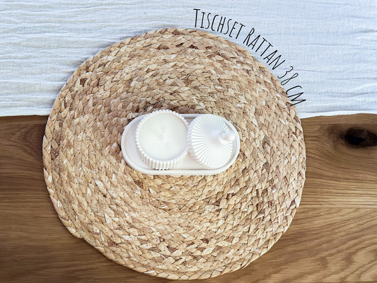 Tischset Rattan (Set 4-teilig)