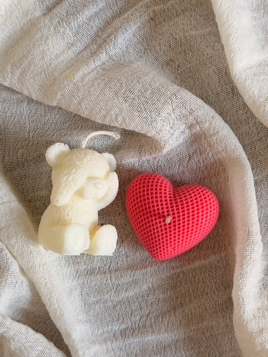 Casa Belda Valentinstag Box – Zwei Kerzen im Set