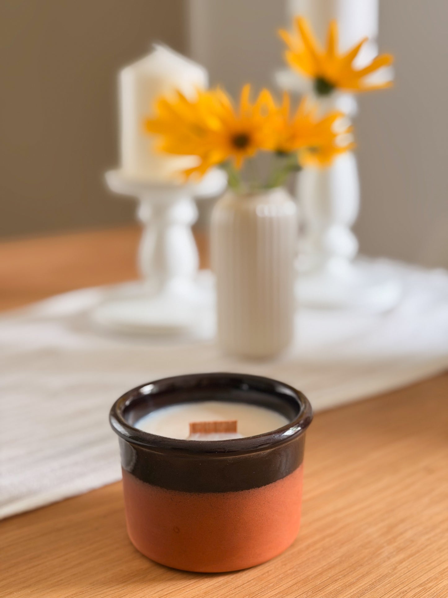 Keramik Duftkerze – Mediterranes Design aus Spanien